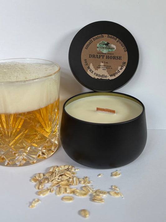 DRAFT HORSE Oatmeal Stout Candle